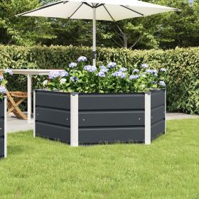 Planter Anthracite 50.79 x 50.79 x 17.72 in Steel